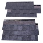 Environmental Friendly 5.2mm Thickness Roofing Waterproof Roofing Laminated Asphalt Shingles Roof Tiles Building Materials